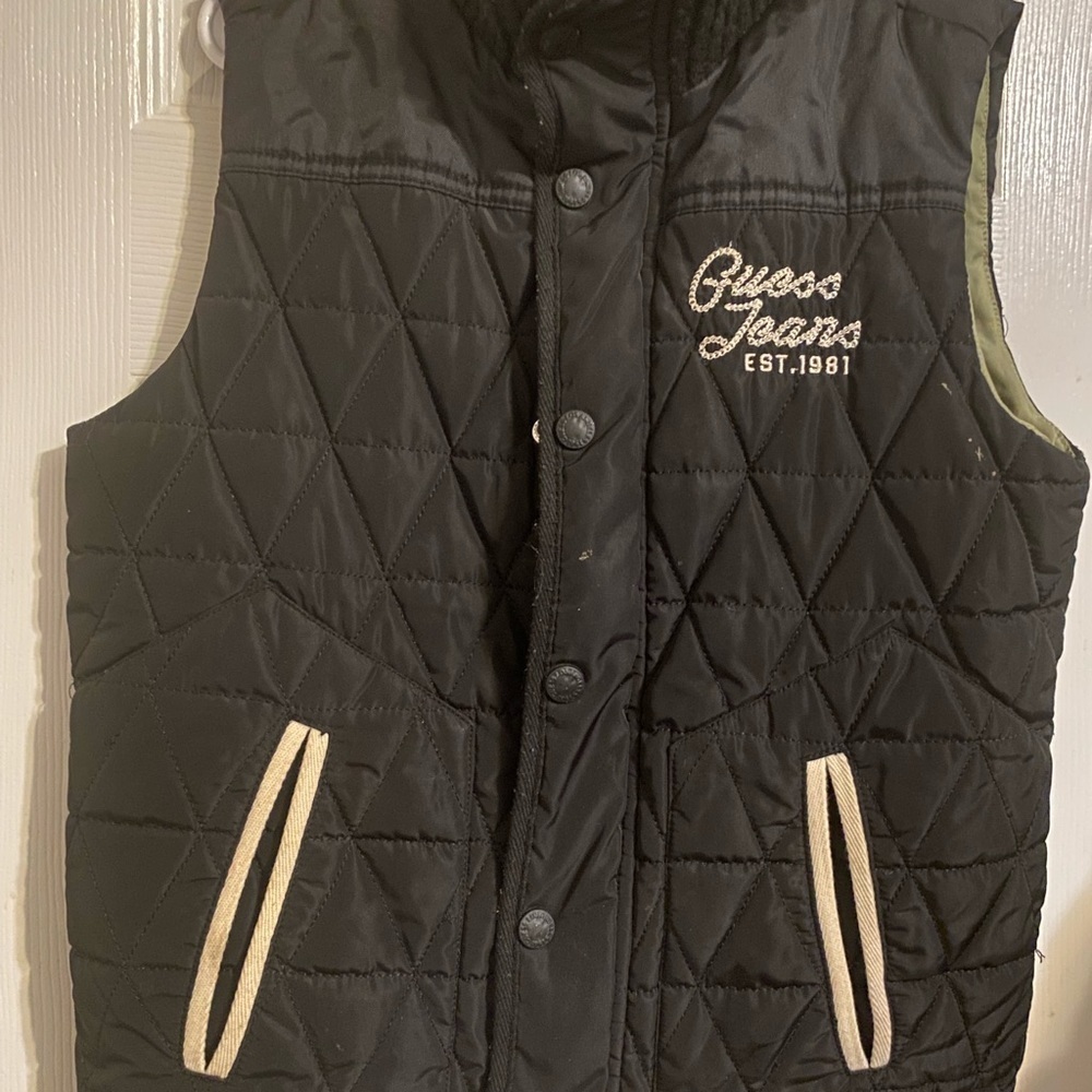 Guess Quilted Puffer Vest - Picture 2 of 7